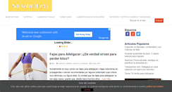Desktop Screenshot of nosolodieta.com
